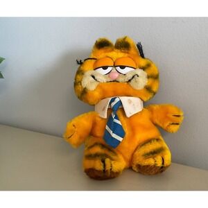 Vintage Garfield Plush with Suitcase Soft Toy 1978 United Feature Syndicate